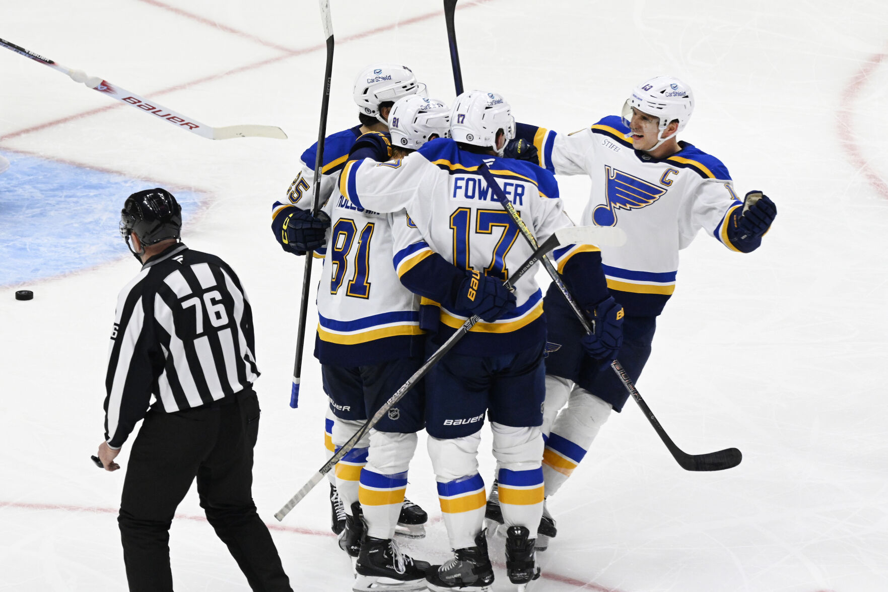Blues Red Wings Hockey